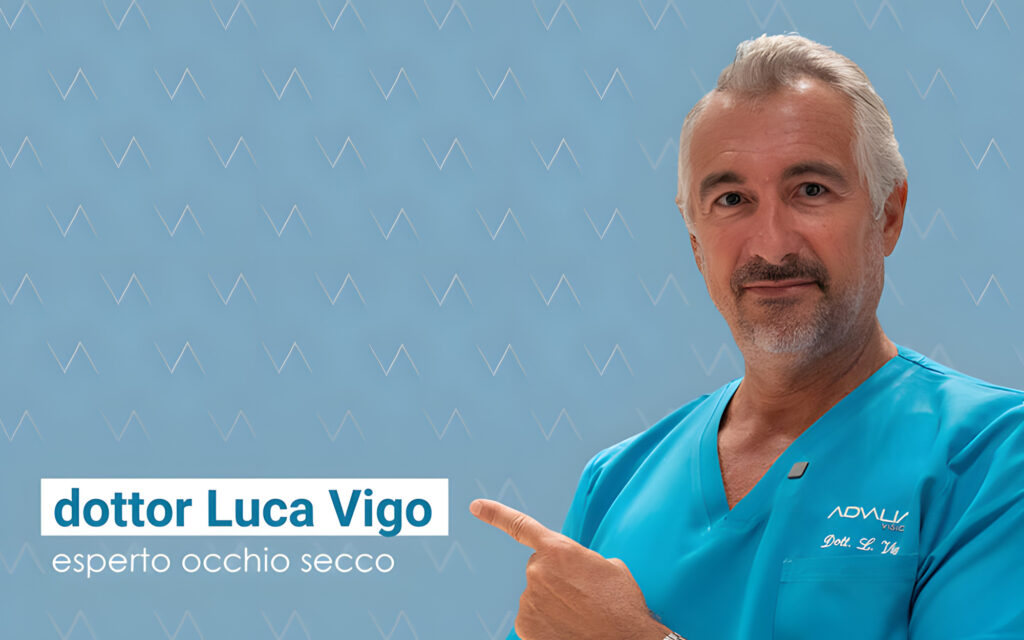 Dottor Luca Vigo di ADVALIA Vision, esperto cura dell’occhio secco a Milano