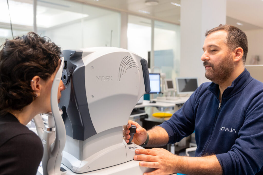 Esame screening retina da ADVALIA a Milano con ortottista e tecnologie avanzate