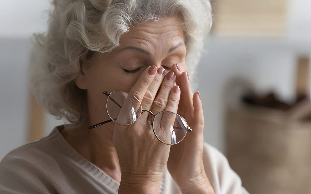 Donna con vista appannata: il momento giusto per valutare l&rsquo;intervento di cataratta con ADVALIA Vision a Milano