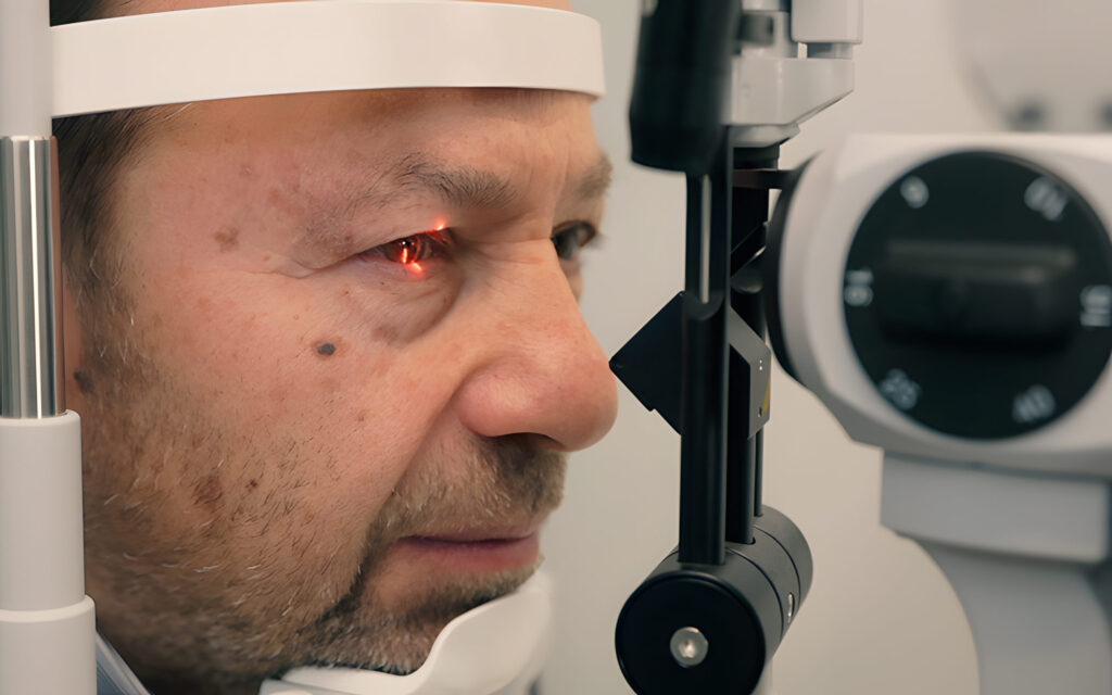 Paziente ADVALIA Vision fa visita oculistica per valutazione intervento Lasik a Milano