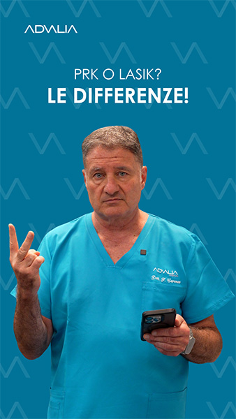 prk o lasik per intervento laser agli occhi