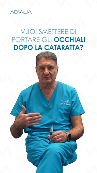 vuoi smettere di mettere gli occhiali dopo la cataratta
